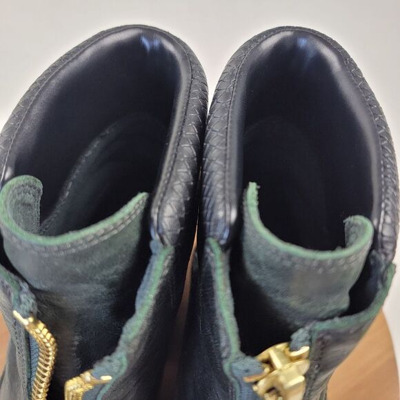 Timberland Everleigh Boot Front Zip Mid Boots Green Leather Womens 7.5 Platform - Picture 13 of 13